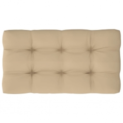 Ogrodowa sofa środkowa z palet, biała, drewno sosnowe