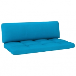 Ogrodowa sofa środkowa z palet, biała, drewno sosnowe