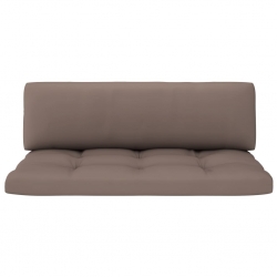 Ogrodowa sofa środkowa z palet, biała, drewno sosnowe