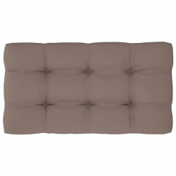 Ogrodowa sofa środkowa z palet, biała, drewno sosnowe