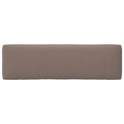 Ogrodowa sofa środkowa z palet, biała, drewno sosnowe