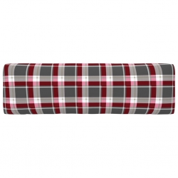 Ogrodowa sofa środkowa z palet, biała, drewno sosnowe