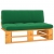 Ogrodowa sofa środkowa z palet, miodowy brąz, drewno sosnowe