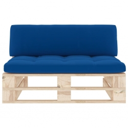 Ogrodowa sofa środkowa z palet, impregnowane drewno sosnowe
