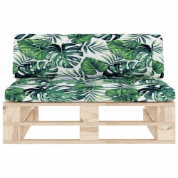 Ogrodowa sofa środkowa z palet, impregnowane drewno sosnowe