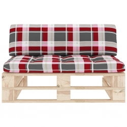 Ogrodowa sofa środkowa z palet, impregnowane drewno sosnowe