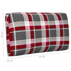 Ogrodowa sofa narożna z palet, szara, drewno sosnowe