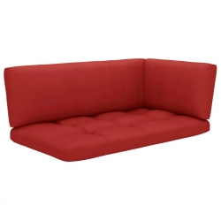 Ogrodowa sofa narożna z palet, biała, drewno sosnowe