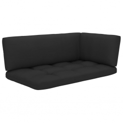 Ogrodowa sofa narożna z palet, biała, drewno sosnowe