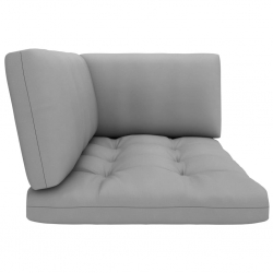 Ogrodowa sofa narożna z palet, czarna, drewno sosnowe