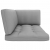 Ogrodowa sofa narożna z palet, czarna, drewno sosnowe