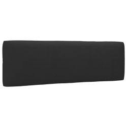 Ogrodowa sofa narożna z palet, czarna, drewno sosnowe