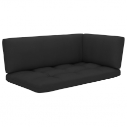 Ogrodowa sofa narożna z palet, impregnowane drewno sosnowe