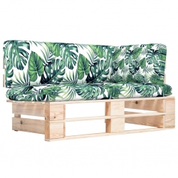 Ogrodowa sofa narożna z palet, impregnowane drewno sosnowe