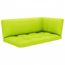 Sofa 2-osobowa z palet, z poduszkami, szara, drewno sosnowe