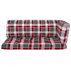 Sofa 2-osobowa z palet, z poduszkami, biała, drewno sosnowe