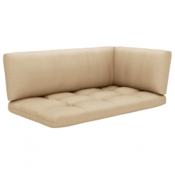 Sofa 2-osobowa z palet, z poduszkami, czarna, drewno sosnowe