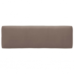 Sofa 2-osobowa z palet, z poduszkami, czarna, drewno sosnowe