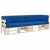 Sofa 2-osobowa z palet, z poduszkami, impregnowane drewno