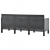 3-osobowa sofa ogrodowa z poduszkami, antracytowa, PP