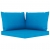 6-cz. ogrodowy zestaw wypoczynkowy, błękitne poduszki, sosna