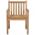 Krzesła ogrodowe, 4 szt., jasnozielone poduszki, drewno tekowe
