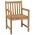 Krzesła ogrodowe, 6 szt., beżowe poduszki, drewno tekowe