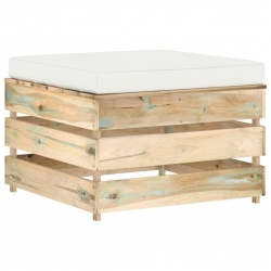 5-cz. zestaw wypoczynkowy do ogrodu, z poduszkami, drewniany