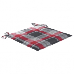 Krzesła ogrodowe z poduszkami, 8 szt., lite drewno akacjowe