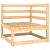 2-osobowa sofa ogrodowa, lite drewno sosnowe