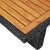 Stół ogrodowy, czarny, 200x100x74 cm, rattan PE