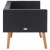 2-osobowa sofa ogrodowa z poduszkami, rattan PE, czarny
