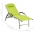 Leżak z tworzywa textilene i aluminium, zielony
