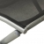 Składany podnóżek, czarno-srebrny, textilene i aluminium