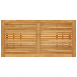 Ogrodowy stolik barowy, 140x70x104 cm, lite drewno akacjowe