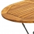Owalny stół ogrodowy, 160x85x74 cm, lite drewno akacjowe