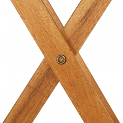 Składany stół ogrodowy, 70 cm, lite drewno akacjowe