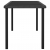 Stół ogrodowy, jadalniany, czarny, 180x70x73 cm, rattan PE