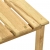 Leżak ogrodowy ze stolikiem, impregnowane drewno sosnowe