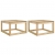 Ogrodowe stoliki z palet, 2 szt., 60x60x36,5 cm, drewno sosnowe