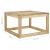 Ogrodowe stoliki z palet, 2 szt., 60x60x36,5 cm, drewno sosnowe