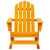 Ogrodowy fotel bujany Adirondack, drewno jodłowe, pomarańczowe
