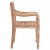 Krzesła Batavia, 2 szt., bielone, lite drewno tekowe