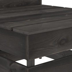 Ogrodowa sofa środkowa z palet, impregnowane drewno sosnowe