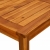 Ogrodowy stolik kawowy, 45x45x36 cm, lite drewno akacjowe