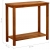 Ogrodowy stolik konsolowy, 80x35x75 cm, lite drewno akacjowe