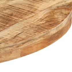 Stolik bistro, okrągły, 80x75 cm, surowe drewno mango