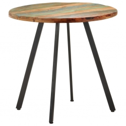Stół jadalniany, 80 cm, lite drewno odzyskane
