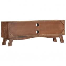 Szafka pod telewizor, 110x30x40 cm, surowe drewno mango