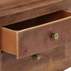 Szafka pod telewizor, 110x30x40 cm, surowe drewno mango